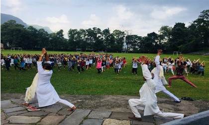 चौथो अन्तर्राष्ट्रिय योग दिवस देशैभर मनाइदै
