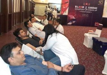 थाई एयरवेजको कार्यक्रममा १२० ले गरे रक्तदान