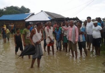 बाँकेका बाढीपीडितमा स्वास्थ्य समस्या