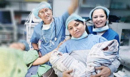डा. नुतनको प्रयासले महिनावारी सुकेकी ५४ वर्षीया महिलाले जन्माइन जुम्ल्याहा 