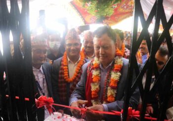 चाल्नाखेलमा खुल्यो दक्षिणकाली नगर अस्पताल, स्वास्थ्य मन्त्री  बस्नेतले गरे उदघाटन