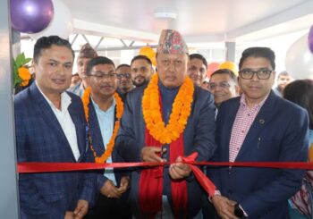 स्वास्थ्य मन्त्री बस्नेतद्वारा भरतपुर अस्पतालको बर्थिङ युनिटको उद्घाटन