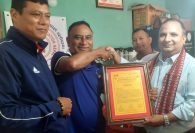 नेपाली हेल्थका प्रधान सम्पादक न्यौपानेलाई ब्लोदानको सम्मान