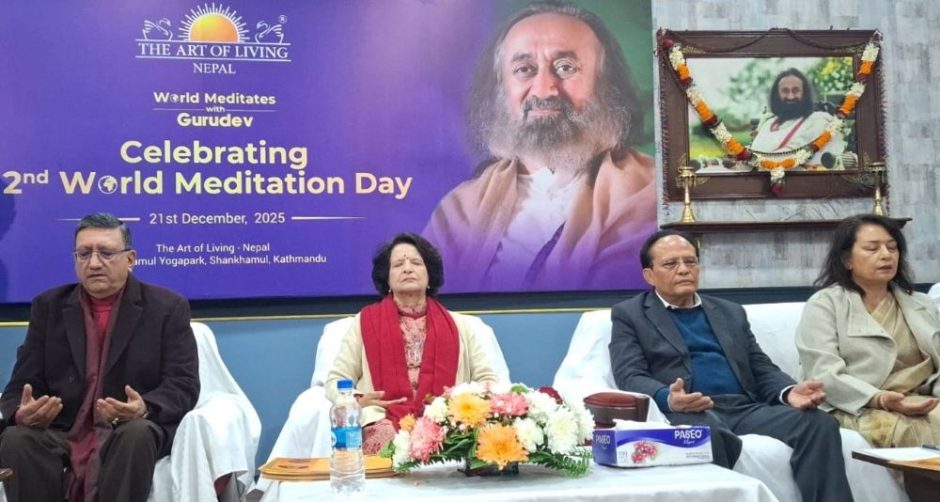 ५० हजारको ध्यान अभ्याससँगै आर्ट अफ लिभिङ नेपालले मनायो विश्व ध्यान दिवस