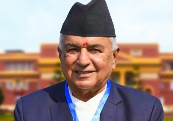 बाढीपीडितलाई राष्ट्रपतिको एक महिनाको तलब सहयोग