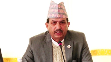 स्वास्थ्य मन्त्री ढकाल, रक्षामन्त्री पोखरेल सहित ५ बिरुद्ध अधिवक्ता त्रिपाठीले दायर गरे अख्तियारमा उजुरी