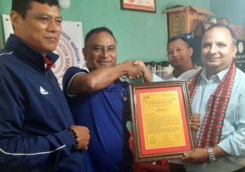 नेपाली हेल्थका प्रधान सम्पादक न्यौपानेलाई ब्लोदानको सम्मान