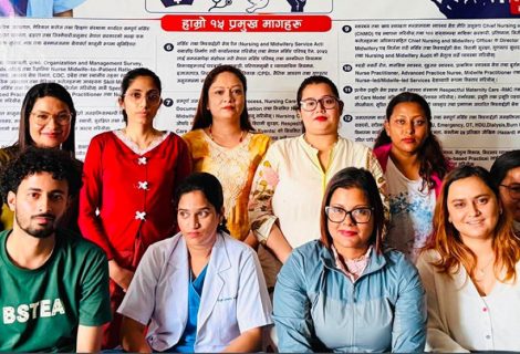 नर्स ज्योति रानाभाटले नर्सिङ परिषद् परिसरमै सुरु गरिन् सत्याग्रह
